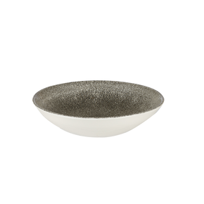 Porcelánová mísa Coupe 1136 ml | CHURCHILL, Raku Quartz Black