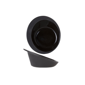 Porcelánová miska, černá, 23 cm | ARIANE, Luna