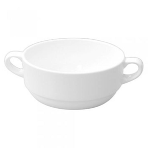 Porcelánová miska na polévku s oušky 275 ml | ALCHEMY, Alchemy White