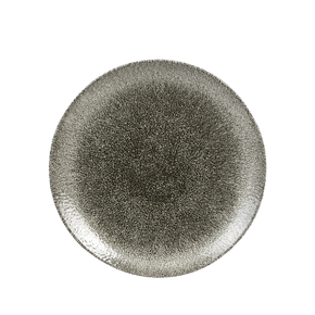 Porcelánový mělký talíř Coupe 26 cm | CHURCHILL, Raku Quartz Black