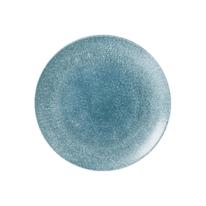 Porcelánový mělký talíř Coupe 26 cm | CHURCHILL, Raku Topaz Blue