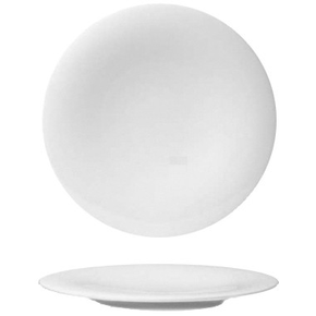 Porcelánový mělký talíř moon 27 cm | AMBITION, Simple