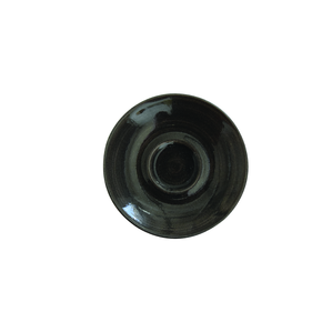 Porcelánový podšálek na espresso, onyxově černý 11,8 cm | CHURCHILL, Monochrome