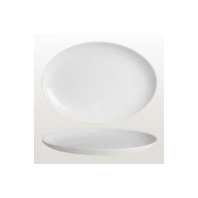 Porcelánový servírovací talíř bez okraje 26 cm | AMBITION, Simple