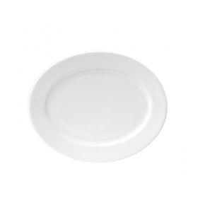 Porcelánový servírovací talíř hluboký 42 cm | AMBITION, Simple