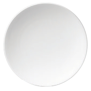 Porcelánový talíř bez okraje 21 cm | AMBITION, Simple