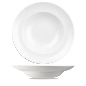 Porcelánový talíř na těstoviny 31 x 26,5 cm | CHURCHILL, Equation