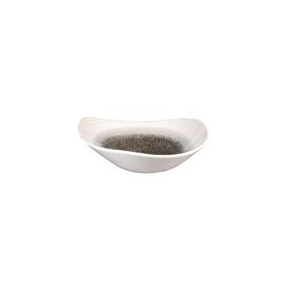 Porcelanowa misa trójkątna 600 ml  | CHURCHILL, Raku Quartz Black