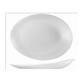 Porcelanowy talerz owalny 29 x 22,7 cm | CHURCHILL, Bamboo
