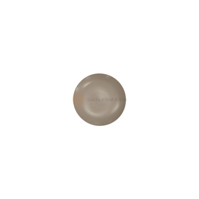 Béžový kameninový mělký talíř 21 cm | DEGRENNE, Modulo Nature