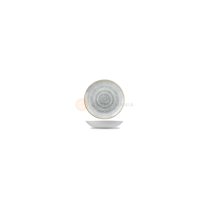 Biało-szara salaterka 420 ml | CHURCHILL, Homespun Style Stone Gray