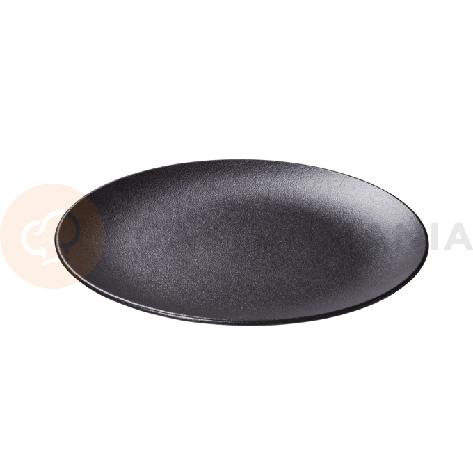 Mělký talíř bez okraje, černý 31 cm | ARIANE, Dazzle