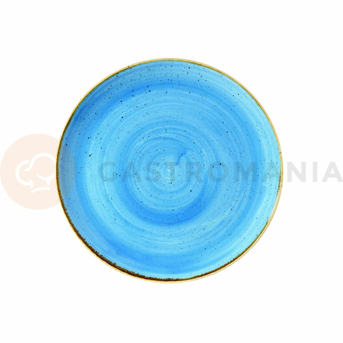 Mělký talíř světlé modrý, ručně zdobený 32,4 cm | CHURCHILL, Stonecast Cornflower Blue