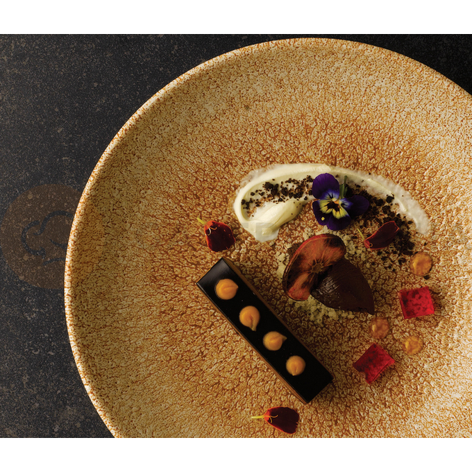Porcelánová mísa Coupe 1136 ml | CHURCHILL, Raku Garnet Orange