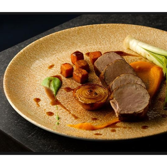 Porcelánová mísa Coupe 1136 ml | CHURCHILL, Raku Garnet Orange