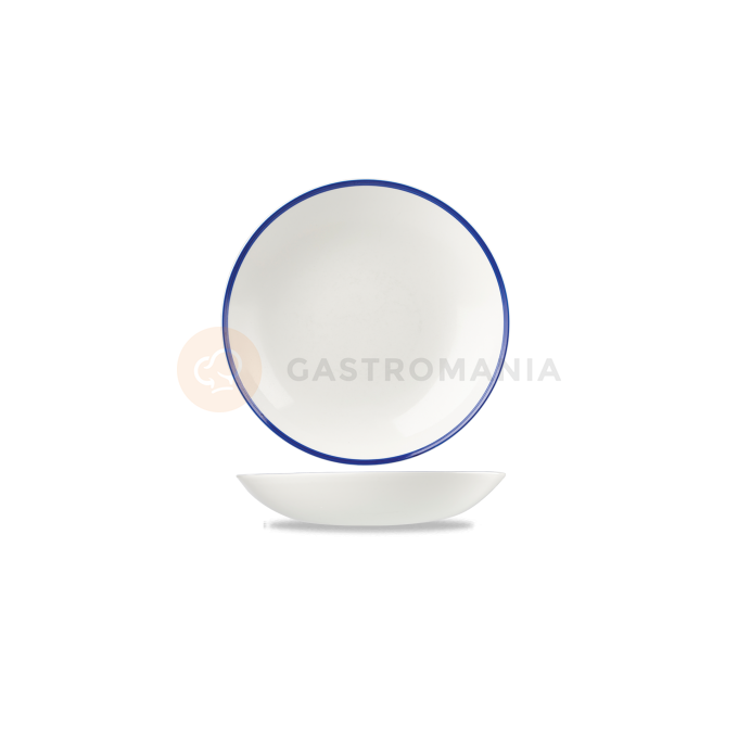Porcelanowa miska coupe 24,8 cm | CHURCHILL, Retro Blue