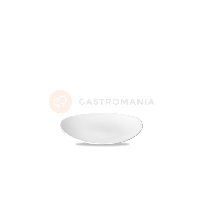 Porcelanowy talerz owalny bez rantu 23 x 20 cm | CHURCHILL, Orbit