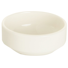Miska sztaplowana z kremowej porcelany o średnicy 12 cm | FINE DINE, Crema