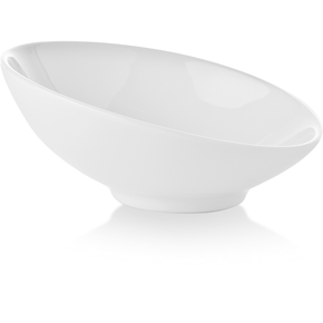 Miska z porcelánu, zkosená, Ø 18 cm, bílá | FINE DINE, Bianco