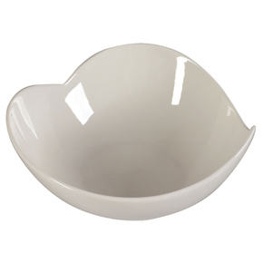 Porcelánová salátová mísa na salsu- list 13 cm | AMBITION, Kubiko/Fala