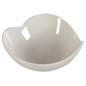 Porcelánová salátová mísa na salsu- list 18 cm | AMBITION, Kubiko/Fala