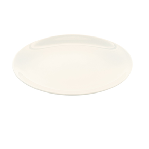 Talerz bez rantu z kremowej porcelany o średnicy 30 cm | FINE DINE, Crema
