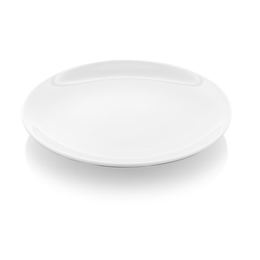 Talíř z porcelánu, bez okraje, Ø 30 cm, bílý | FINE DINE, Bianco