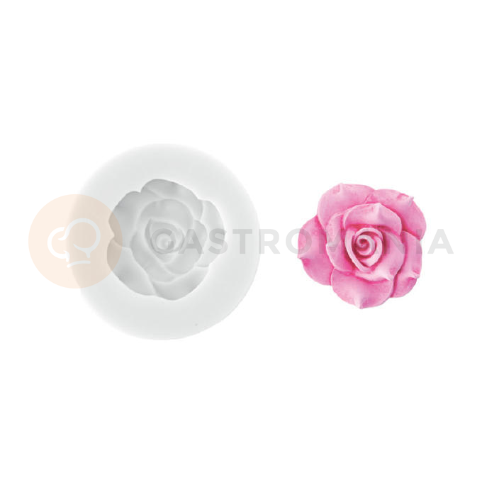 Forma na cukrovou hmotu SLK 384 - růže, 33x33 mm | SILIKOMART, Sugarflex Rose