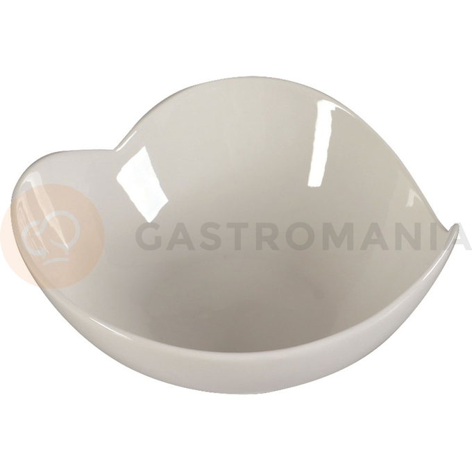 Porcelánová salátová mísa na salsu- list 18 cm | AMBITION, Kubiko/Fala