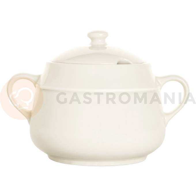 Porcelánová terina na polévku, 3,2 l, krémová | FINE DINE, Crema