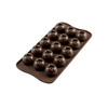 Forma na čokoládu a pralinky - koule, 28 mm | SILIKOMART, Chocolate Imperial