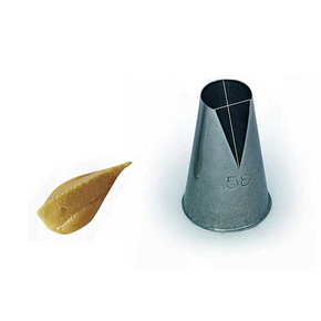 Cukrářská špička kruh a slza - 14 mm, 39 mm | SILIKOMART, Punte BX2314