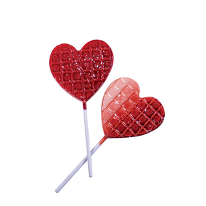 Forma na čokoládové lízátka - srdce, 8 ks x 34g, 68x65x9 mm - 20L004 | MARTELLATO, Lollipop