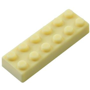 Polykarbonátová forma k vytvoření čokoládových pamlsků - LEGO kostička, 12 ks x 30g, 81x27x15 mm - MA1918 | MARTELLATO, Snack