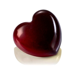 Polykarbonátová forma k vytvoření čokoládových pamlsků - srdce, 12 ks, 45x42x16 mm - MA1995 | MARTELLATO, Snack