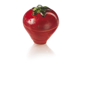 Polykarbonátová forma na 3D pralinky - jahoda, 28 ks x 12g, 28 x 32 mm - 20FRUIT03 | MARTELLATO, ChocoFruit