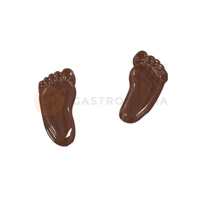 Forma k vytvoření čokoládových dekorací - nožka - 90-15303 | MARTELLATO, Choco Light