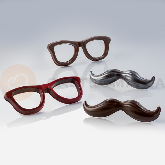 Forma k vytvoření čokoládových pochoutek - Mr Chocolate + brýle - 20OB01 | MARTELLATO, Fashion &amp; Style