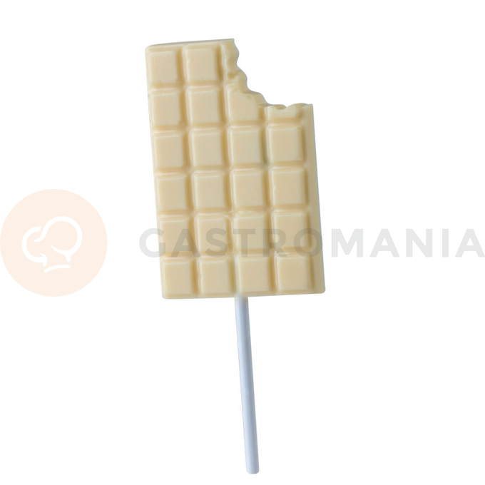 Forma na čokoládové lízátka - čokoládová tabulka, 8 ks x30g, 50x75x9 mm - 20L003 | MARTELLATO, Lollipop