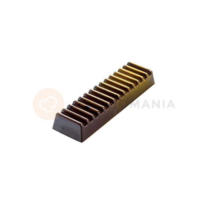 Polykarbonátová forma k vytvoření čokoládových pamlsků - 8 ks x 30g, 100x29x14 mm - MA1916 | MARTELLATO, Snack