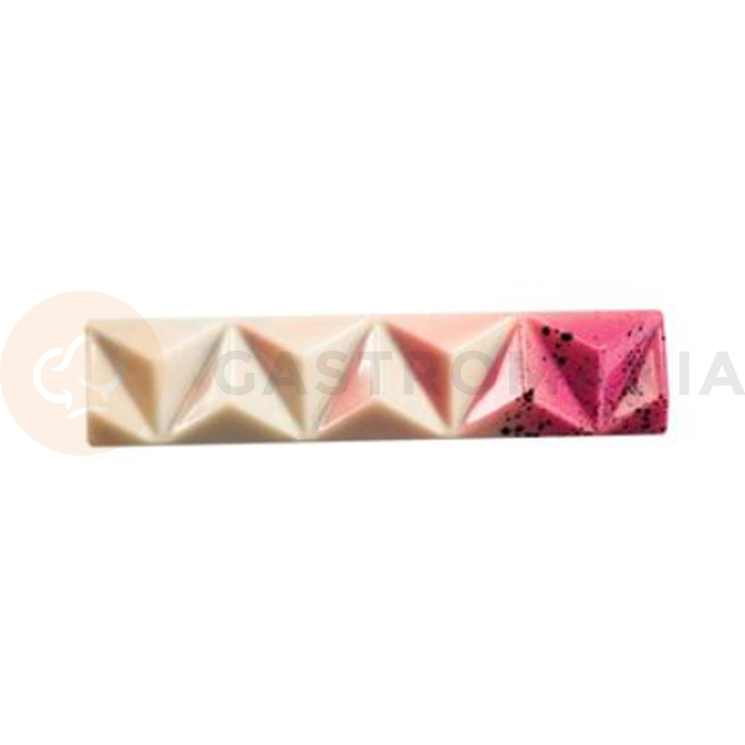 Polykarbonátová forma k vytvoření čokoládových pamlsků - 8 ks x 30g, 123x27x12 mm - MA1915 | MARTELLATO, Snack
