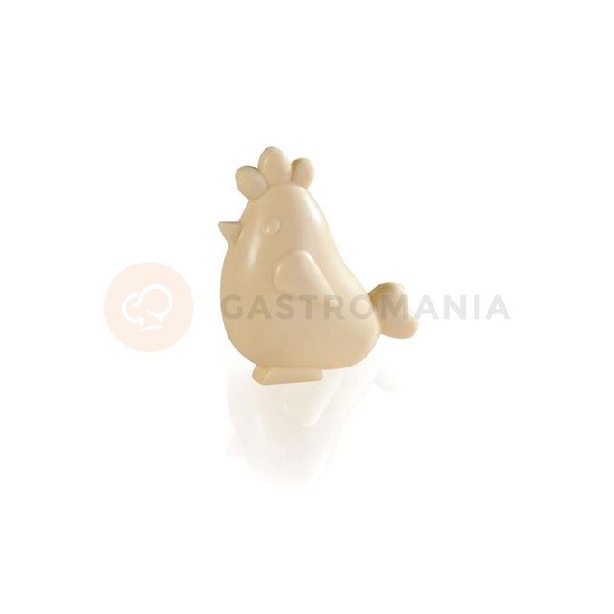 Polykarbonátová forma na čokoládové 3D figurky - Slepice, 4 ks x 75g, 94x108x106 mm - 20-C1956 | MARTELLATO, 3D Polycarbonate