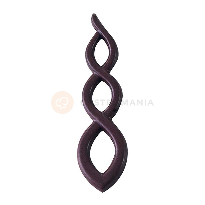 Polykarbonátová forma na čokoládové dekorace - 18 ks x 2/3g, 72x19 mm - 20-D006 | MARTELLATO, Decorations