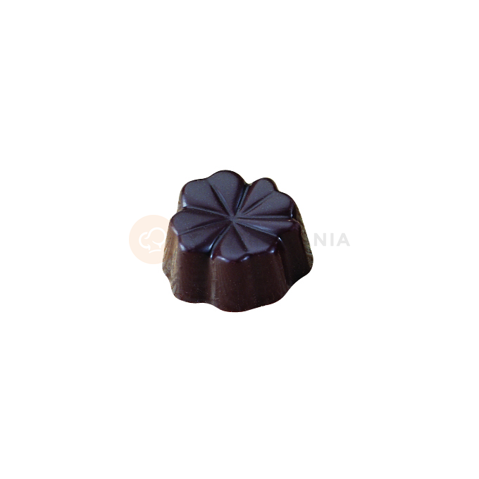 Polykarbonátová forma na pralinky a čokoládu - čtyřlístek, 32 ks x 8g, 28x32x15 mm - MA1624 | MARTELLATO, Fantasy