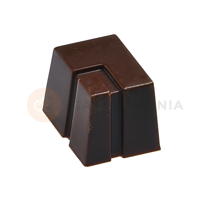 Polykarbonátová forma na pralinky a čokoládu, hranaté - 28 ks x 8g, 26x20x21 mm - MA1801 | MARTELLATO, Modern