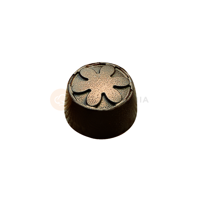 Polykarbonátová forma na pralinky a čokoládu, kulaté - 35 ks x 8g, 26x15 mm - MA1633 | MARTELLATO, Fantasy