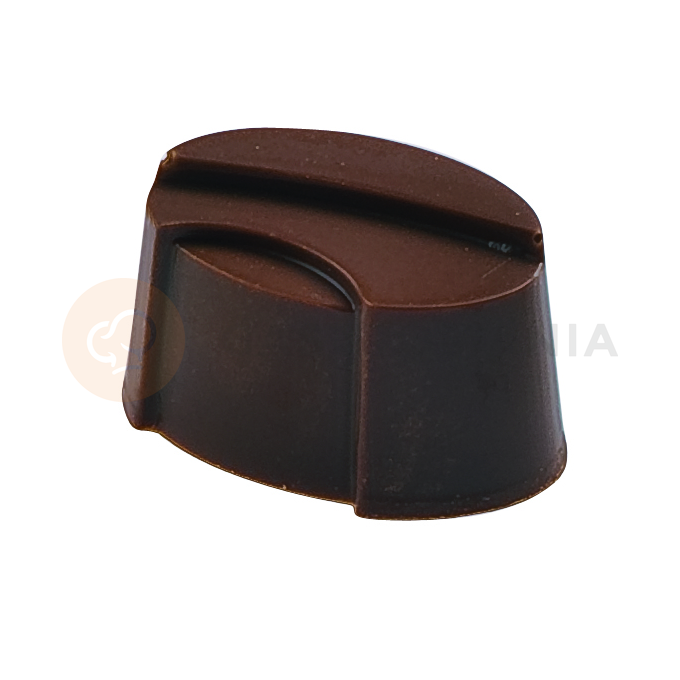 Polykarbonátová forma na pralinky a čokoládu, oválné - 28 ks x 8g, 30,5x19,5x18 mm - MA1905 | MARTELLATO, Modern