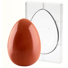 Polykarbonátová forma na polovinu čokoládového vejce - 1 ks x 260g, 121x175 mm - 20U175N | MARTELLATO, Half Egg Moulds