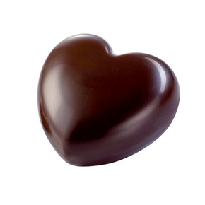 Polykarbonátová forma na pralinky - srdce, 6 ks, 75x70x22 mm - MA1996 | MARTELLATO, Valentine's Day