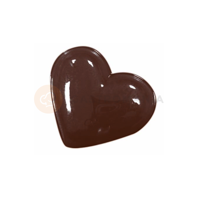 Forma na čokoládu - srdce, 8 ks, 52x42x12 mm - 90-1026 | MARTELLATO, Choco Light